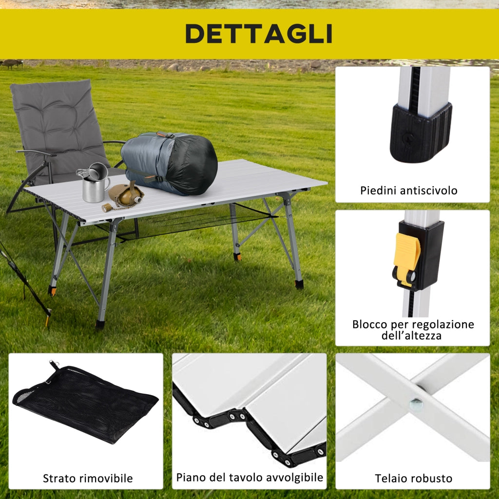 Tavolo Pieghevole in Alluminio ¨C Minimal ¨C 40kg