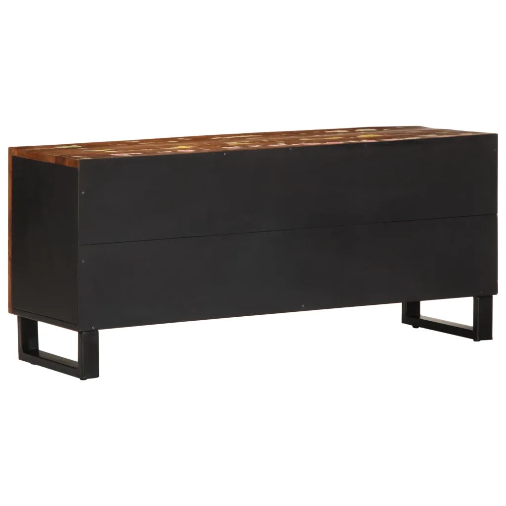 Mobile TV 105x33,5x46cm Legno Massello Recupero e Multistrato 351960