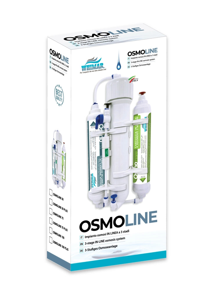 Whimar OsmoLine 75GPD 285 L/g - Impianto osmosi in linea con membrana Vontron e lavaggio membrana