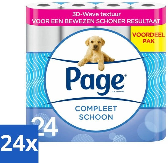 24 fogli di carta igienica completa 2 strati 24 pezzi per confezione - carta igienica - carta igienica 2 strati - onda 3D - cotone - igiene