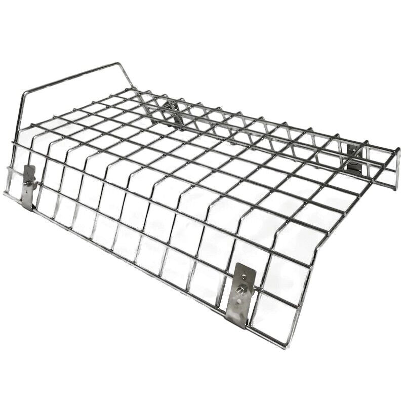 Griglia Anti ustioni Regolabile a Calamite  Protezione Salva Bambini da scottature per stufe Pellet Legna 49x34,5x14cm 14812001