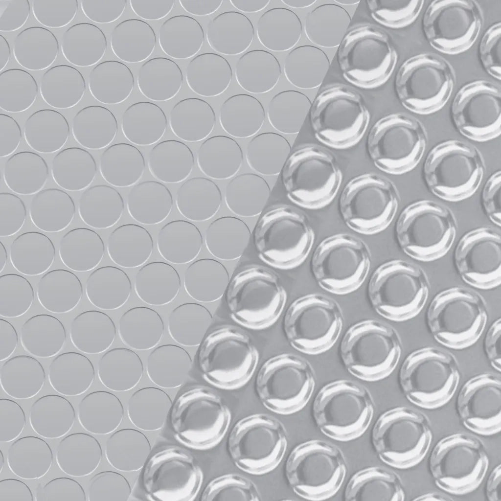 Copripiscina Rettangolare 1000x600 cm in PE Argento 93104