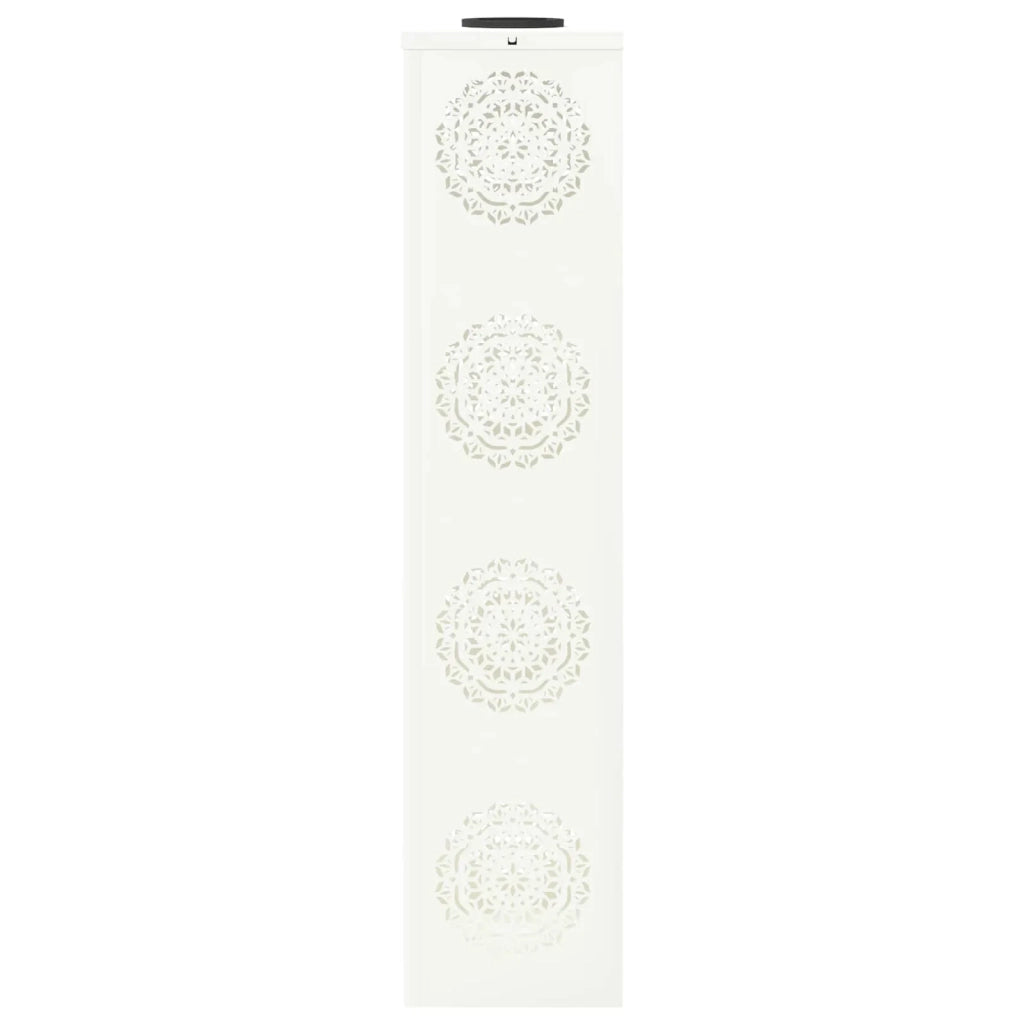 Faro LED solare per sentieri 2 pcs Bianco 879787