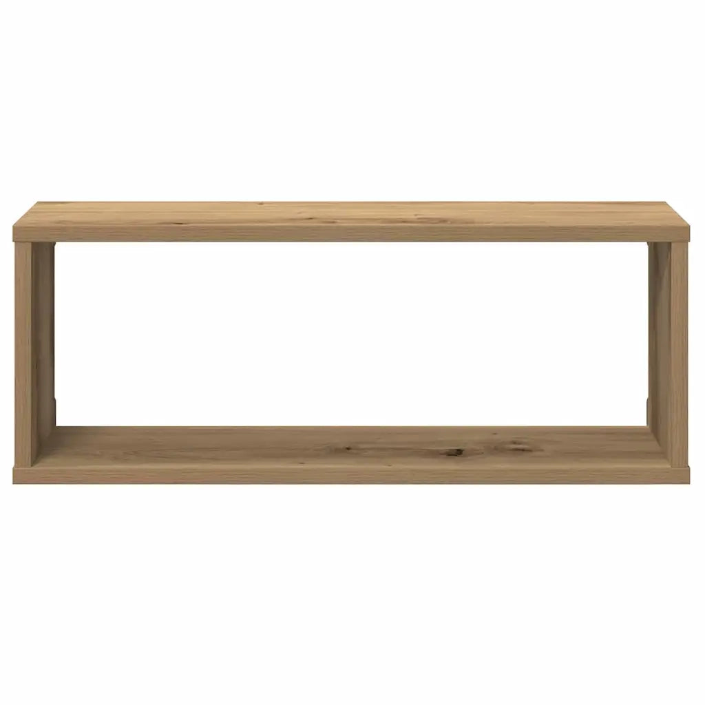 Mensole Parete a Cubo 2 pz Artigianale 30x15x30 cm Truciolato 856589
