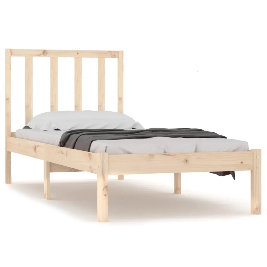 Giroletto senza Materasso-Struttura Letto 75x190 cm in Legno Massello di Pino 439002