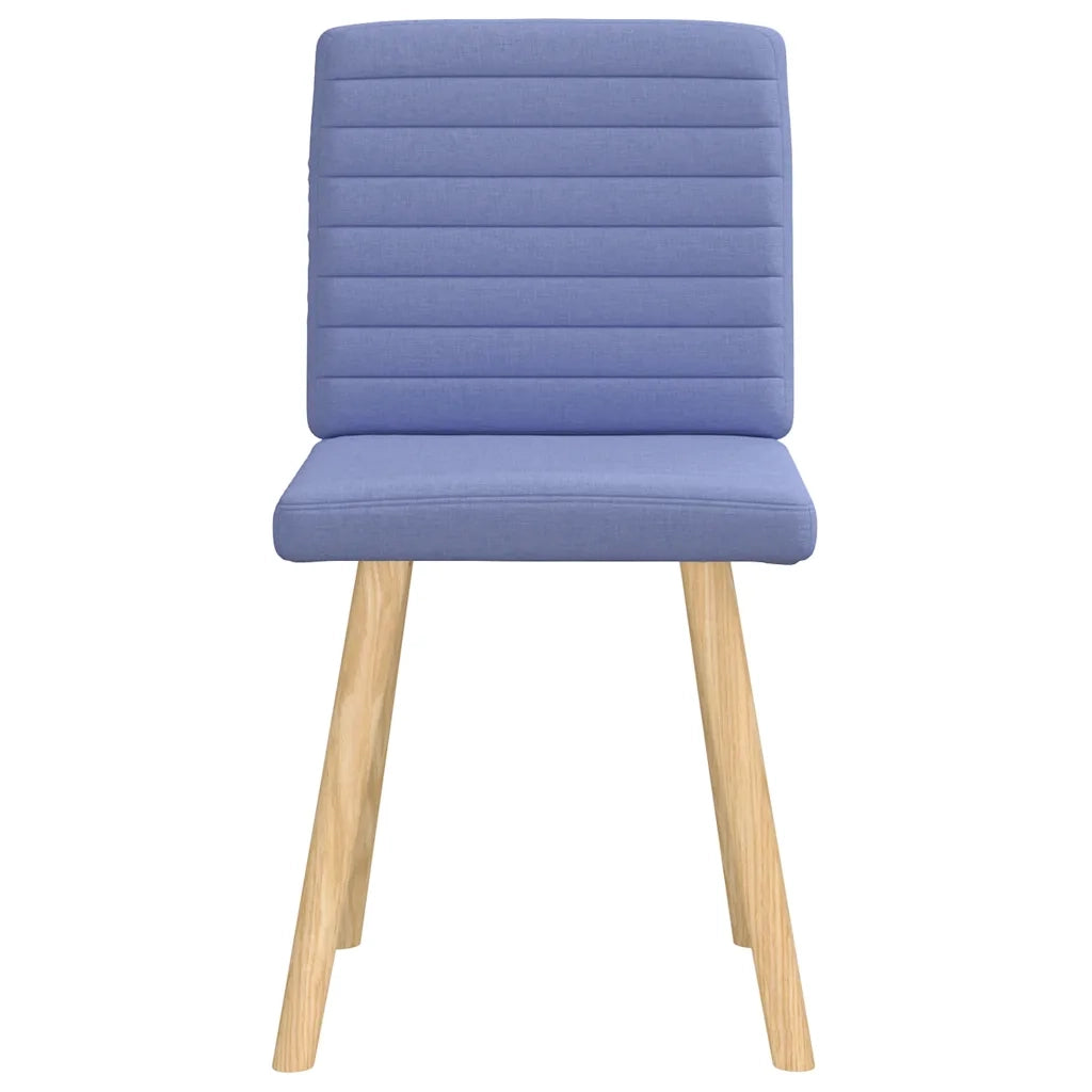 Sedie da Pranzo 2 pz Blu Jeans in Tessuto 4101184