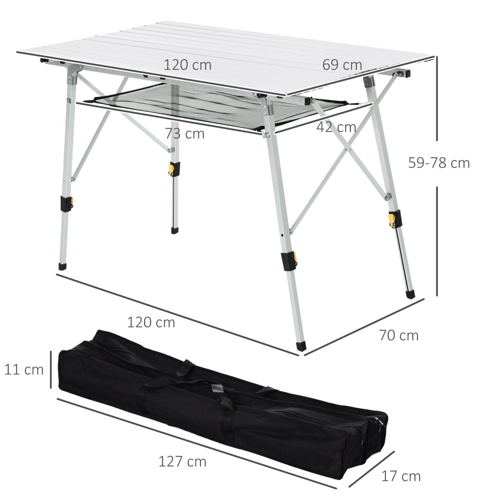 Tavolo Pieghevole in Alluminio ¨C Minimal ¨C 40kg