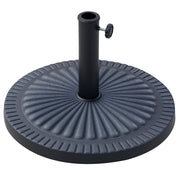 Base per Ombrellone Rotonda ¨C Minimal ¨C Grigio ?49x32cm