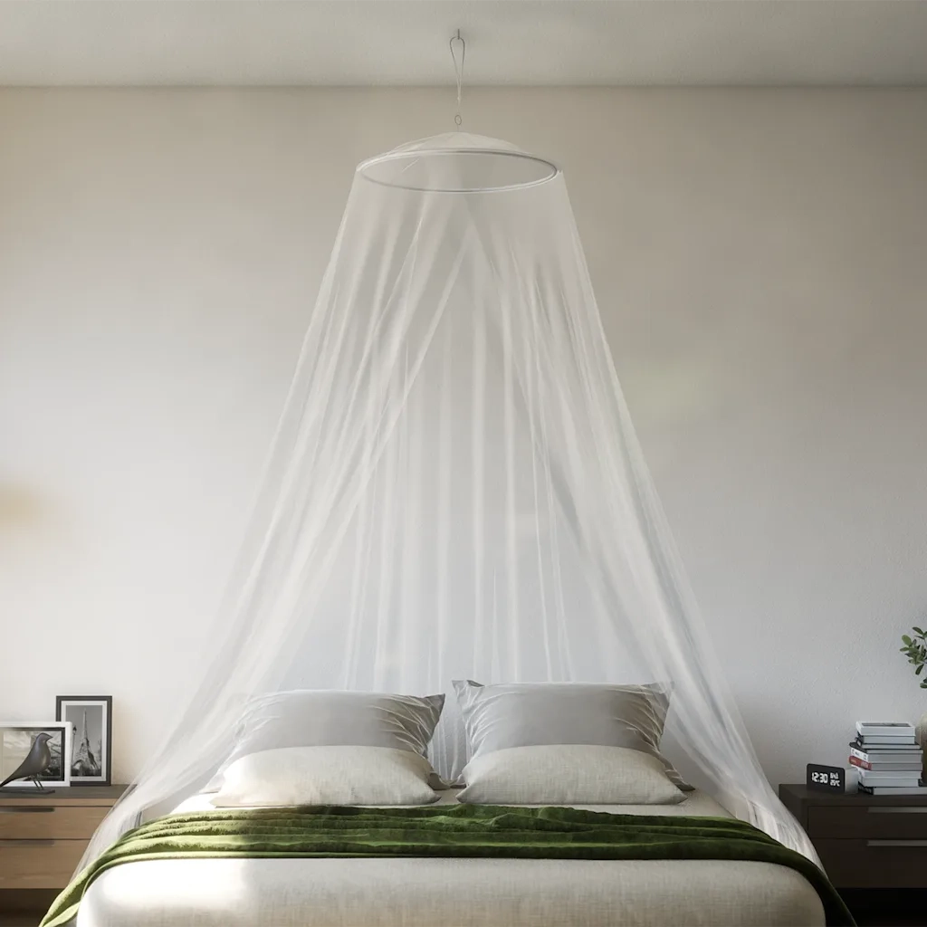 Zanzariera per Letto 220 Rete Bianca 56x56x220 cm CFW7619931