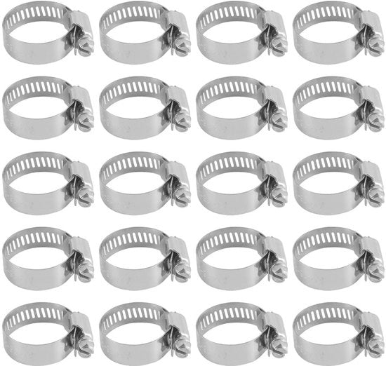 Set di attuatori per tubi in acciaio inossidabile - 20 pezzi - diametro 18-32mm - per manutenzione delle condotte idriche - attuatori flessibili - attuatore per tubi