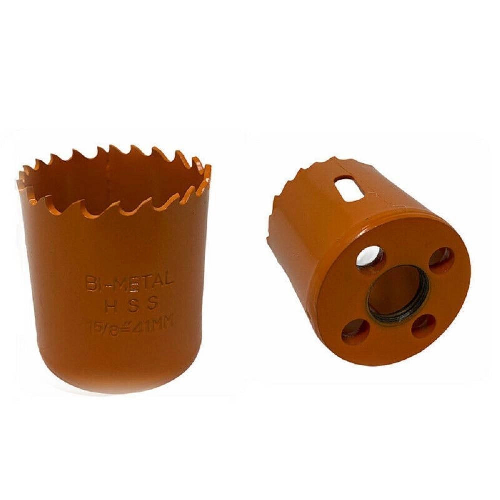 Trade Shop - Fresa A Tazza Per Forare Legno Metallo Punta Sega Per Trapano 1.6" 41 Mm -