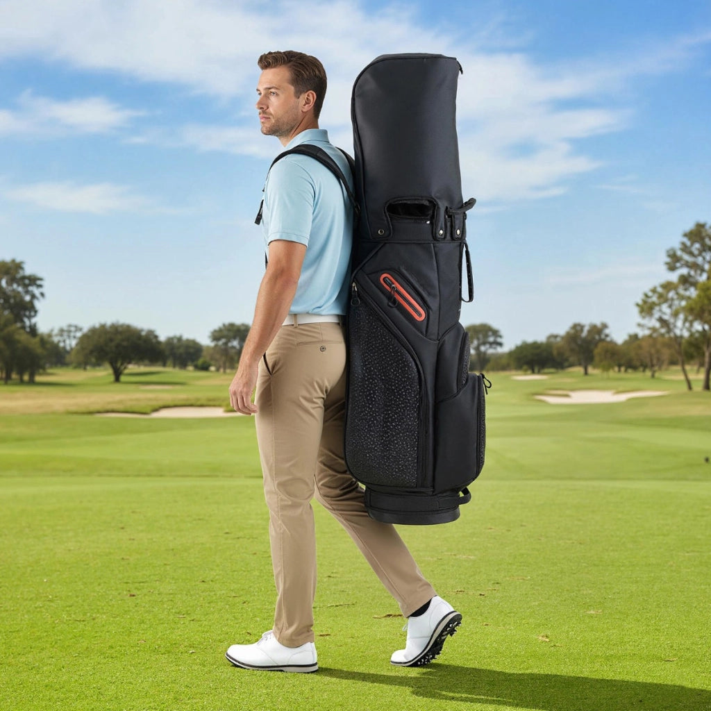 Set completo di mazze golf da uomo con borsa da golf portatile, Completo putter e copertura antipioggia