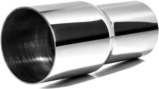 Adattatore di scarico universale Ø 51-60 mm, in acciaio inossidabile, pezzo di transizione, riduzione di scarico, connessione a tubo a gradini, compatibile con connessioni tubolari, regolazione, adattatori di scarico per auto per la riparazione, montaggio