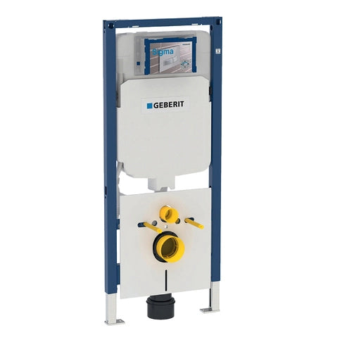 MODULO STAFFA DUOFIX PER WC SOSPESO CON CASSETTA DA INCASSO SIGMA 8 CM- mod. 002- GEBERIT- pezzi 1