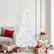 Albero di Natale artificiale Bianco 180 cm PVC e Acciaio 3426772