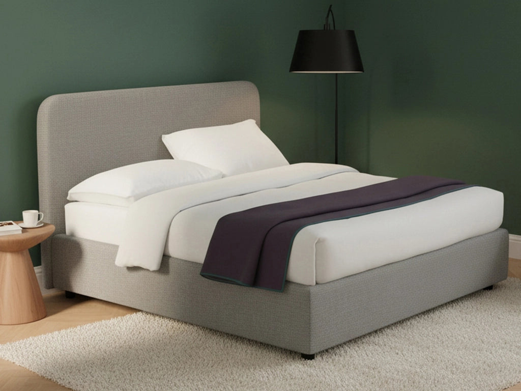 Telford, Letto Piazza e Mezza Sfoderabile Made in Italy, Grigio Cenere