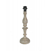 Lampada metallo tortora cm 30h58