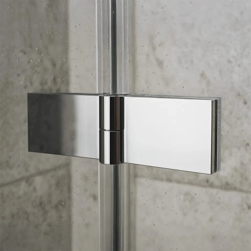 Cabina Doccia Rea Atlas 100x90 Chrome sinistra