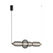 Lampada a sospensione moderna nero/grigio LED 16W Italux