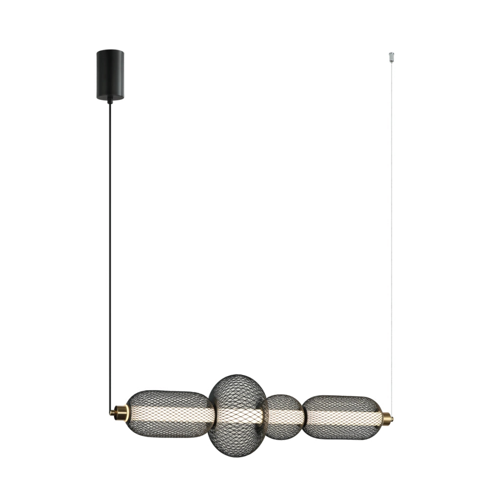 Lampada a sospensione moderna nero/grigio LED 16W Italux