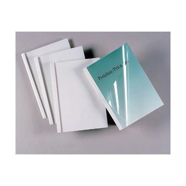 Gbc copertine per rilegatura termica standard 15 mm bianche (50) - IB370083
