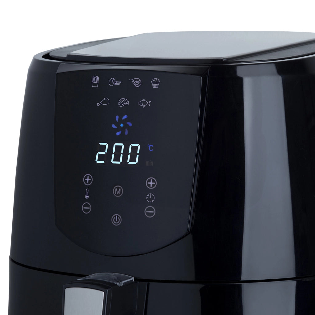 Friggitrice ad aria H.Koenig FRY800 4L, 7 programmi, 1400W