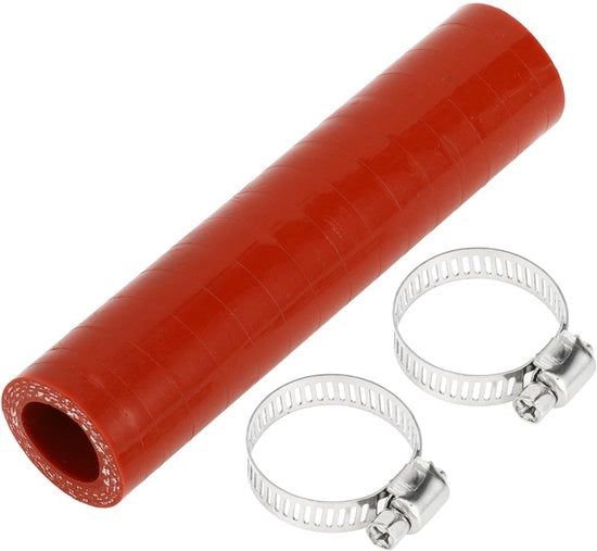Cavo di raffreddamento in silicone rosso - Materiale in silicone - Diametro interno 18 mm - Lunghezza 127 mm - Tessuto a strati multipli - Resistente a temperature fino a 300℃