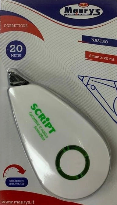 MAURY'S CORRETTORE NASTRO 5 MM 20MT