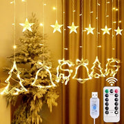 Illuminazione di Natale con telecomando - 8 modi - illuminazione LED - impermeabile