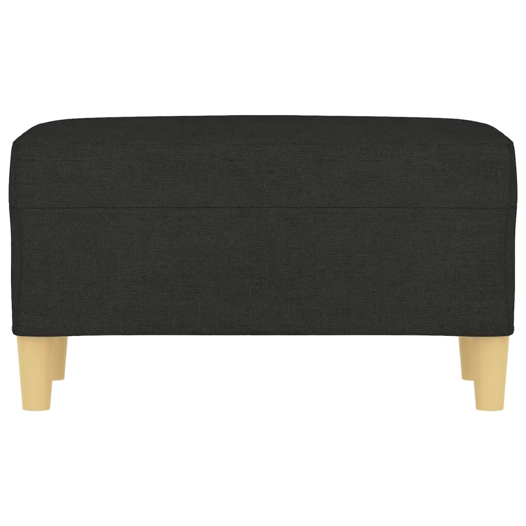 Panca-Sgabello Nero 70x35x41 cm in Tessuto 927746