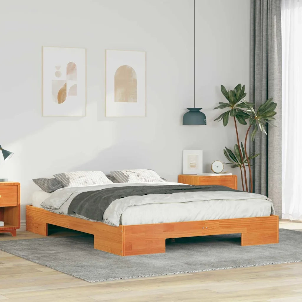 Struttura del letto-Giroletto Marrone 150 x 200 cm 679751