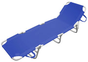 LETTINO PLAYA BLU 2PZ ALLUMINIO TEXILENE MARE SPIAGGIA GIARDINO