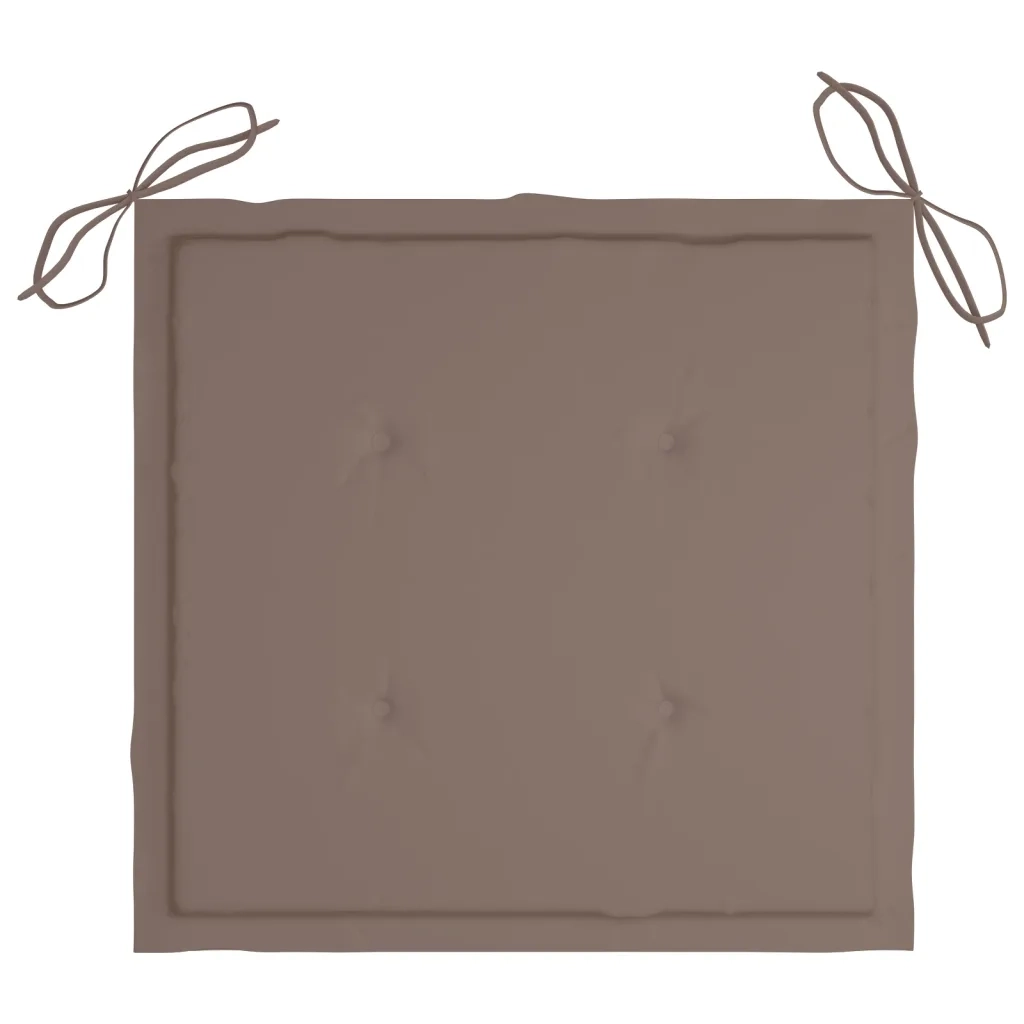 Sedie da Giardino con Cuscini 6 pz in Legno Massello di Acacia 3078159