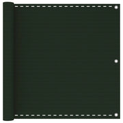 Schermo per balcone 90 x 300 cm HDPE verde scuro 02_0010446