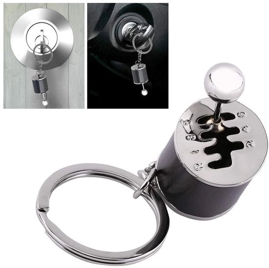 Sostegno per chiavi allungabile Nero 10,3 x 4,1 x 2 cm - Sostegno per chiavi con anello - Sostegno per chiavi per foto - Sostegno per chiavi per materiali - Design antiscivolo