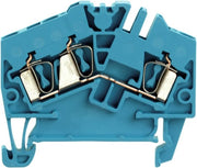 Raccordo a 3 conduttori 2,5mm blu a 100 pezzi (1706040000)
