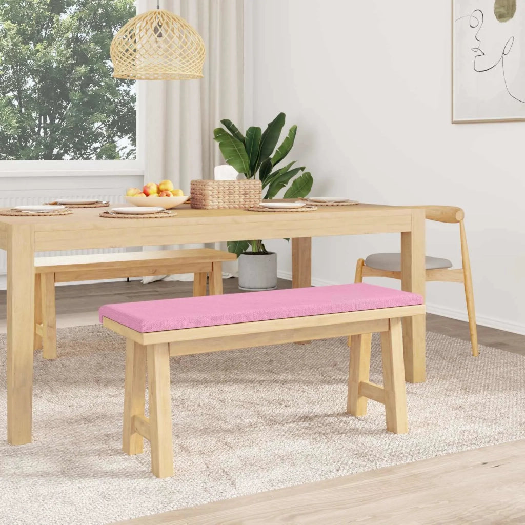 Cuscino per panchina Tessuto Rosa Profondità 35 cm 42043327
