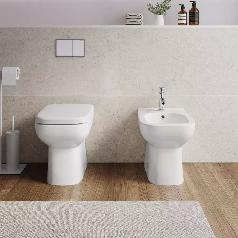 RAK Origin vaso filo parete con scarico 3/6L  50x36x40cm