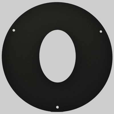 ROSONE COPRIMURO OVALE  Ø 80     CONTI