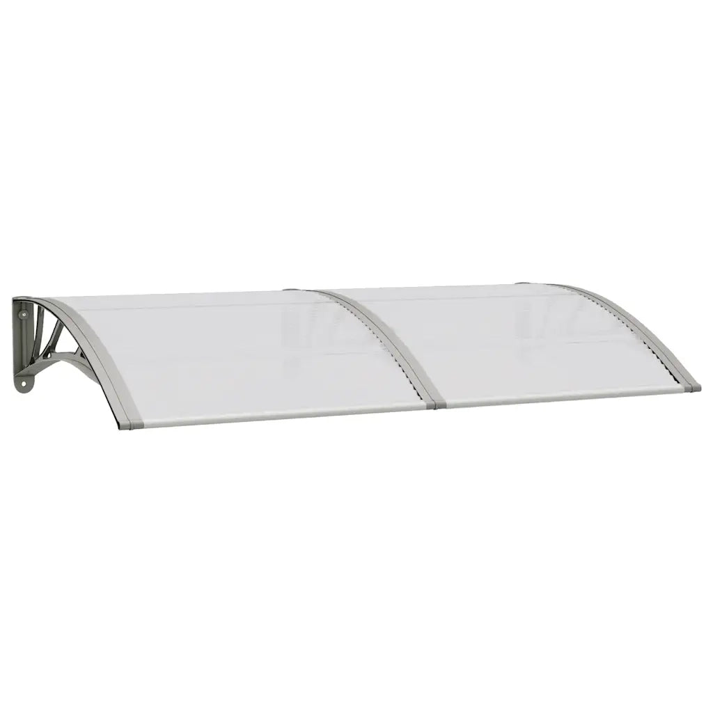 Tettoia per Porta Grigia 150x75 cm in Policarbonato 153579
