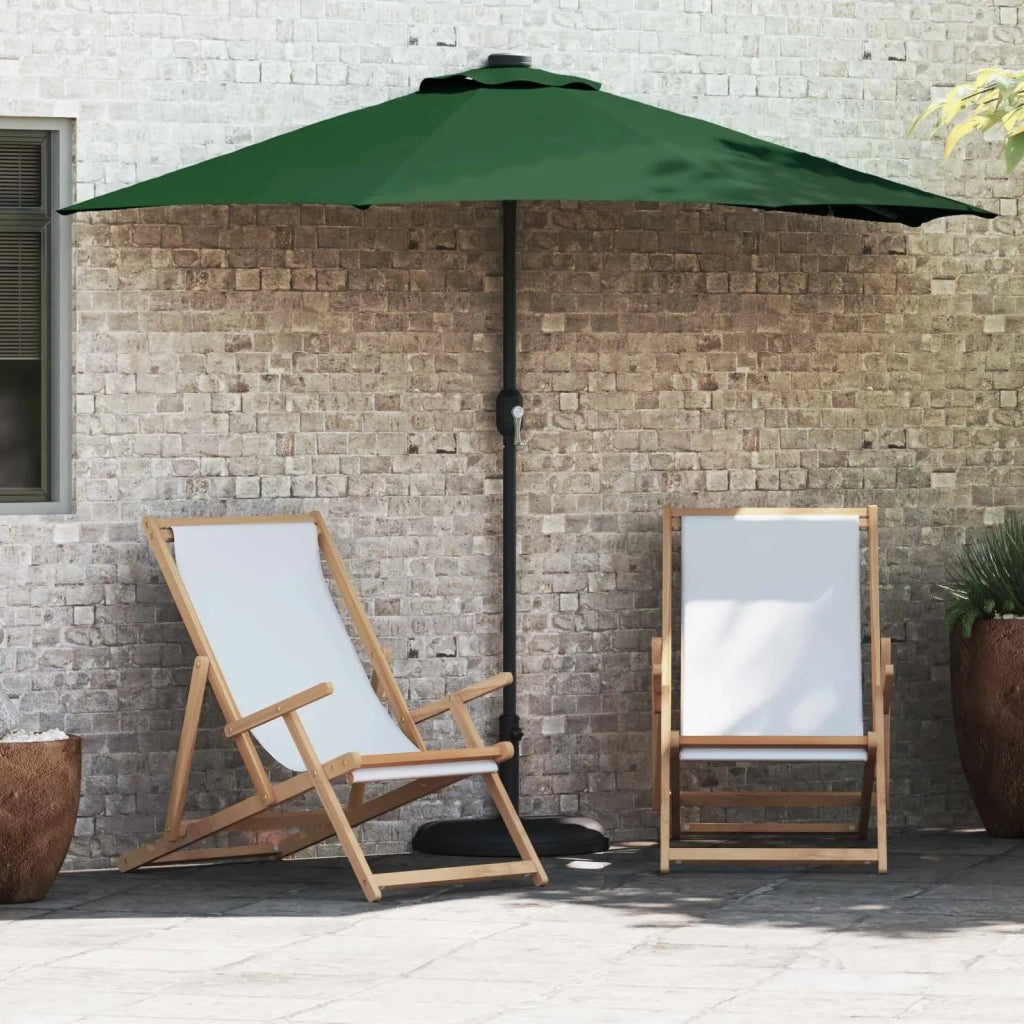 Ombrello da giardino-Ombrellone da spiaggia Verde 294 x 150 x 224 cm