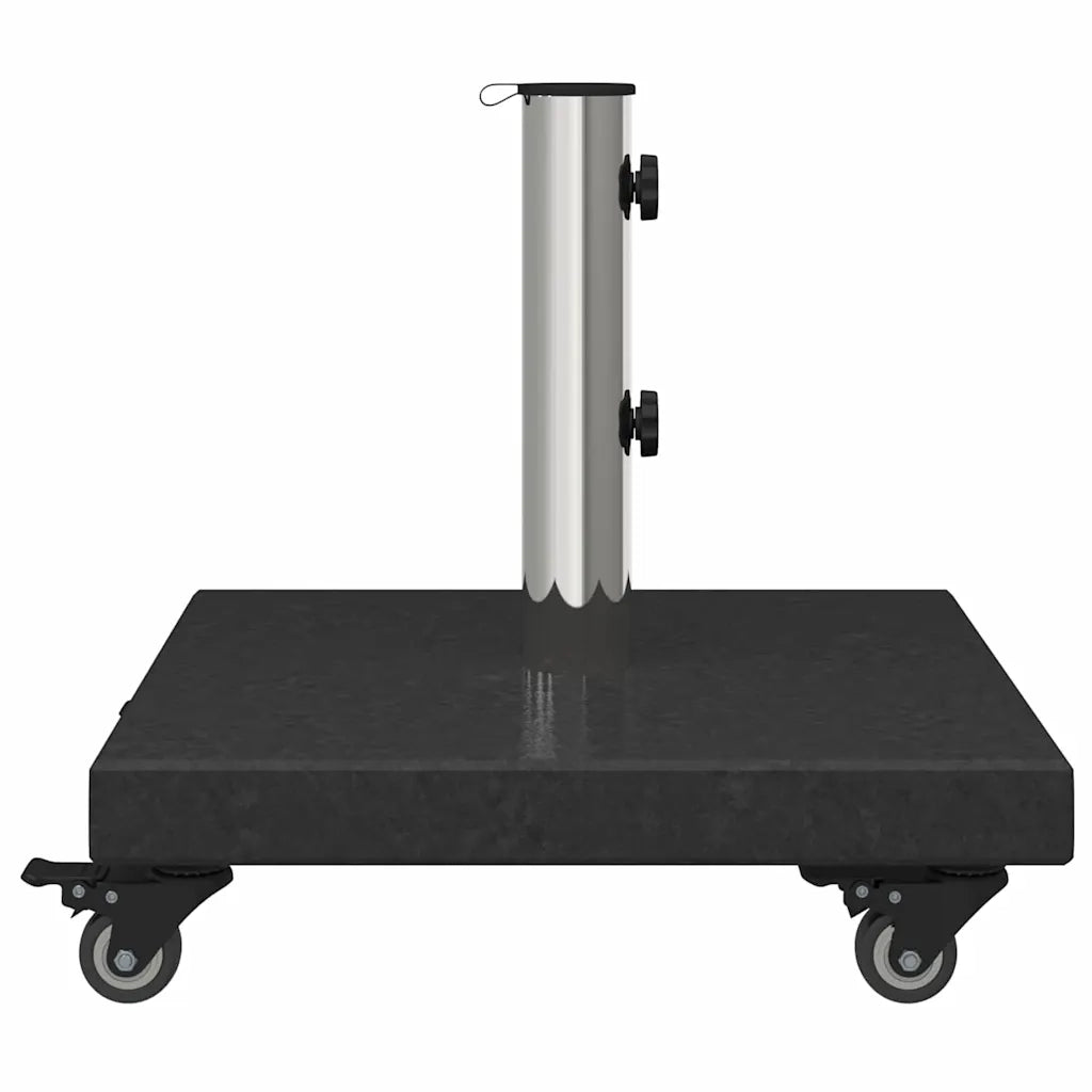 Base per ombrellone-Supporto per ombrellone 30kg Nero Granito Quadrato