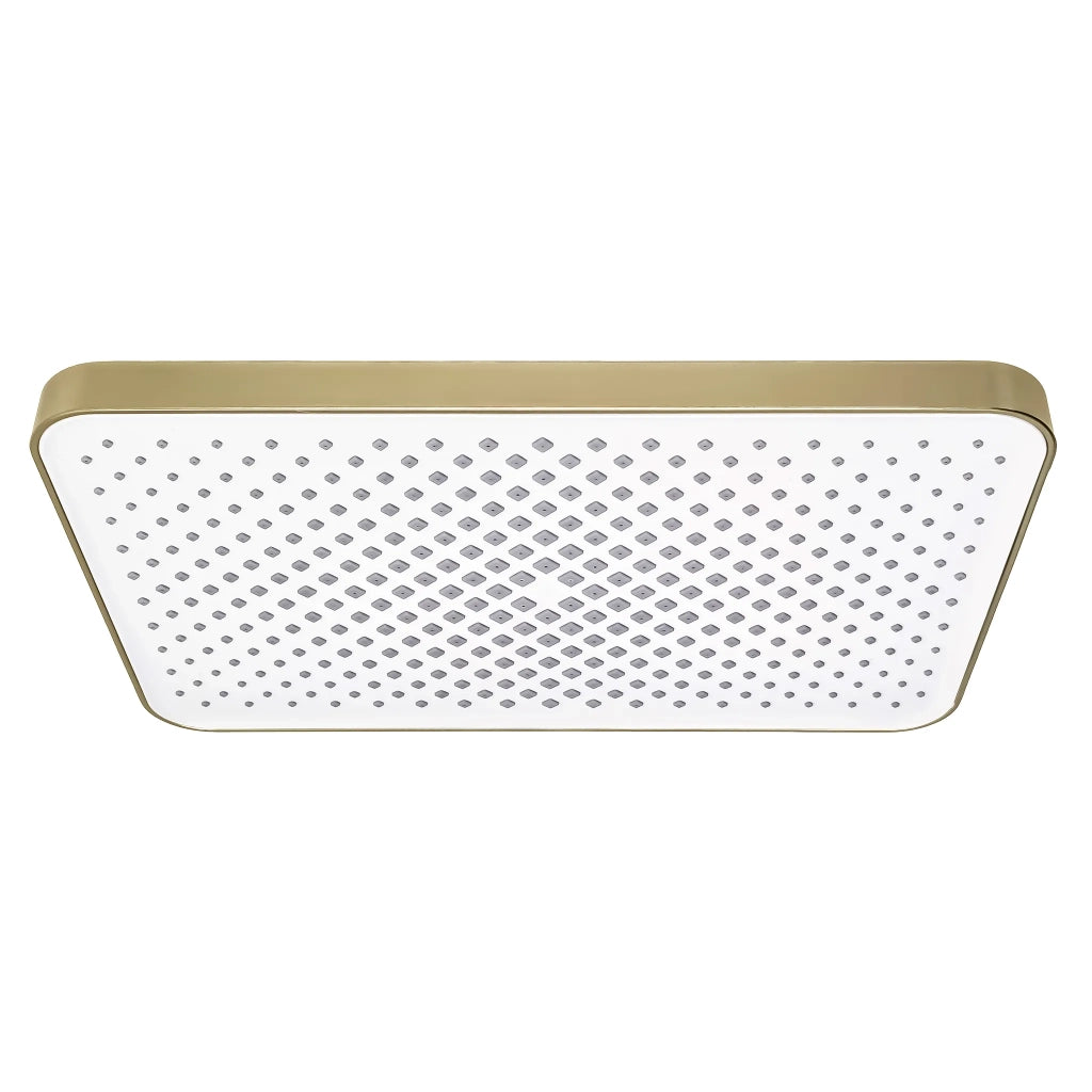 Soffione Doccia Rettangolare Rea Js-032 Brushed Gold