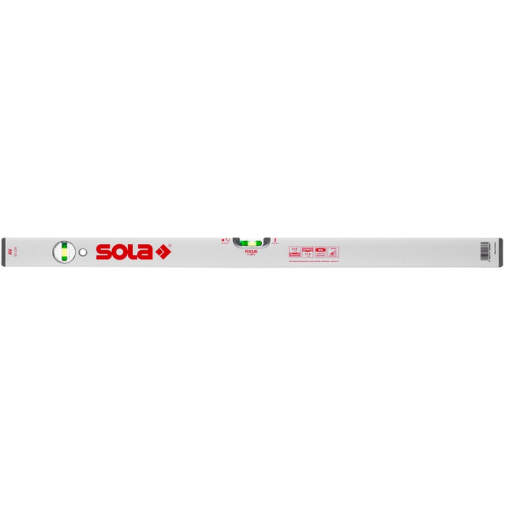 Livella in alluminio av da 40 cm a bolla colore argento massima precisione
