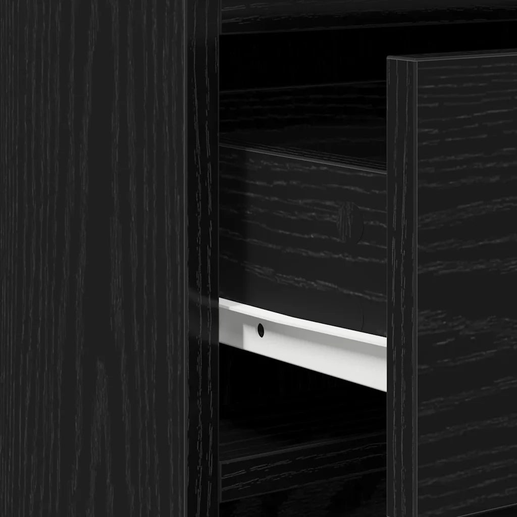 Credenza Rovere nero 40 x 41 x 75 cm Legno multistrato 865056