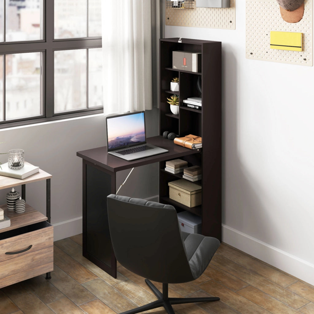 Scrivania con libreria e scaffale regolabile ¨C Minimal ¨C bianco