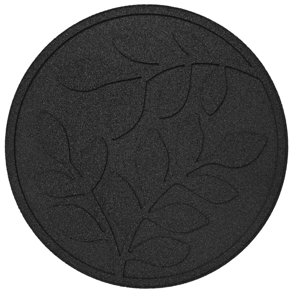 Pietra da Passo 6 pcs Nero Ø 44 x 2 cm Gomma 42030076