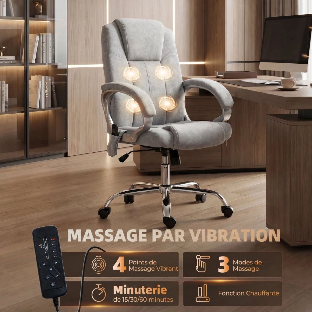 Poltrona Massaggiante Elettrica ¨C zephmum ¨C Grigio