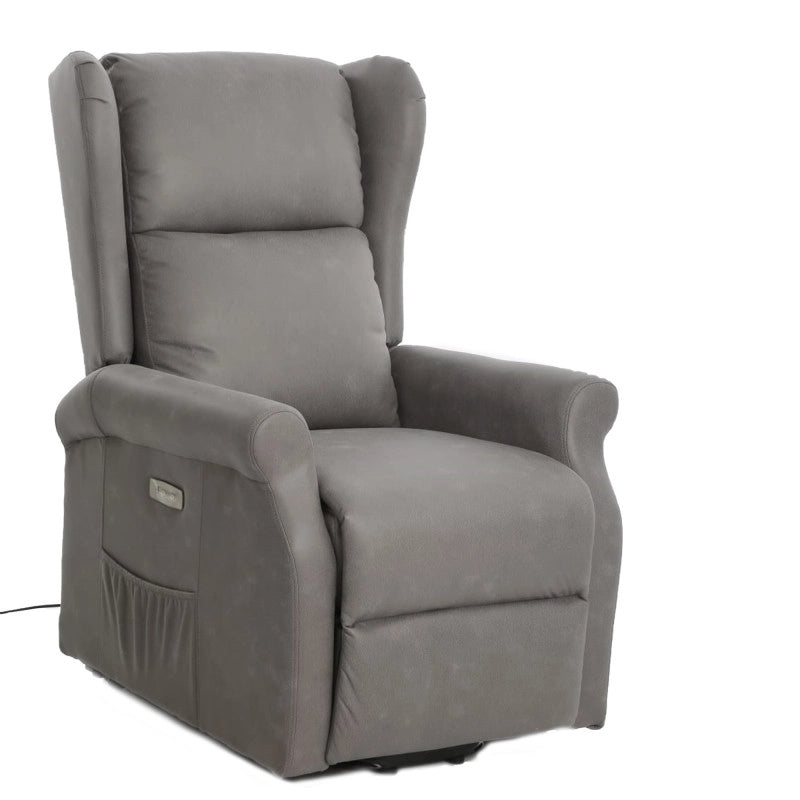 Poltrona Relax Begere Arlette D Mozart Fango con Usb