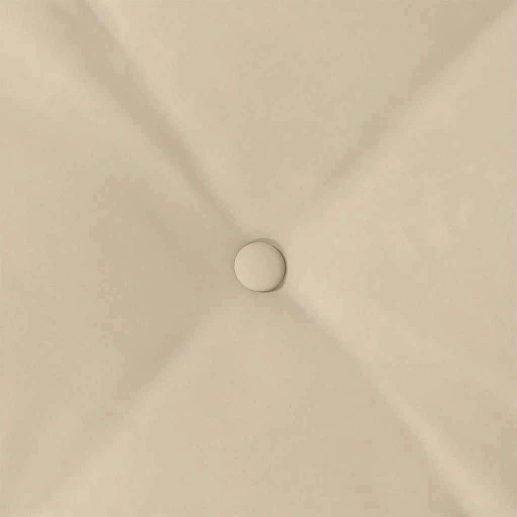 Cuscino per Schiena Crema 140 x 50 cm Tessuto in Microfibra 42014863